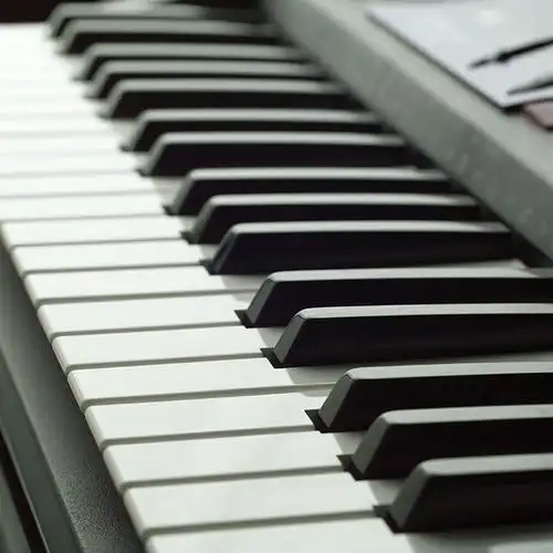 精美的钢琴特写高清摄影图片