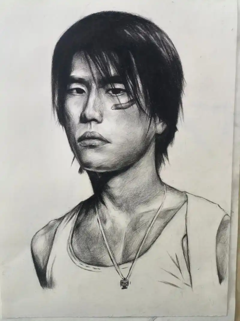 真的太喜欢周杰伦啦#周杰伦#素描