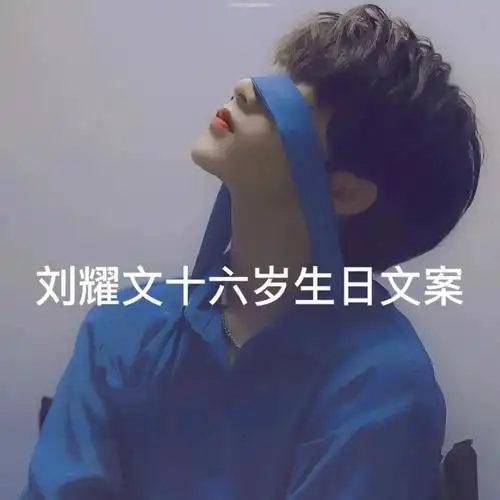 关于刘耀文十六岁生日的文案