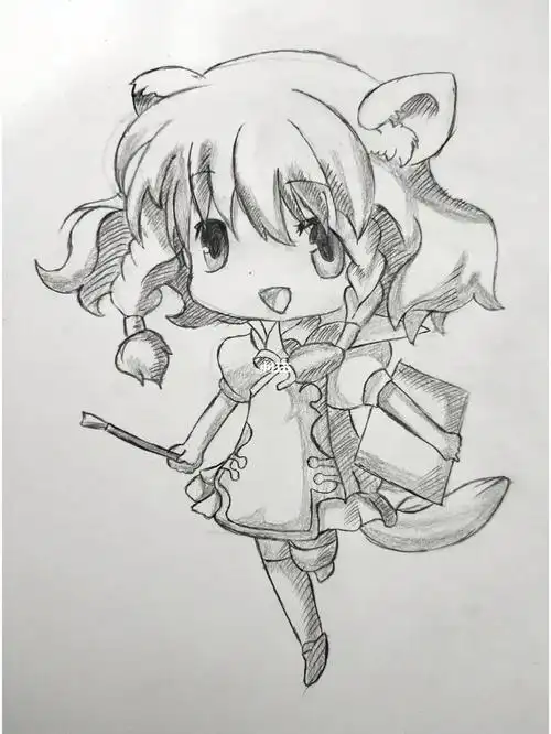 动漫人物  第一张是查的第二张才是自己画的嘿嘿