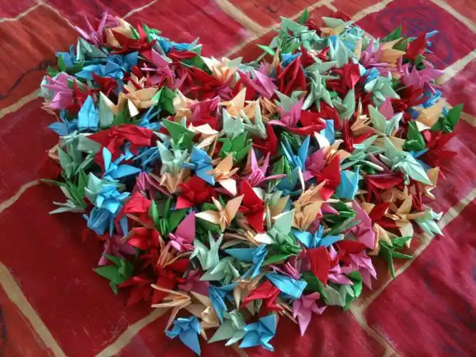 1千只千纸鹤成品 520情人节生日礼物 纯色彩色手工折叠1314千纸鹤
