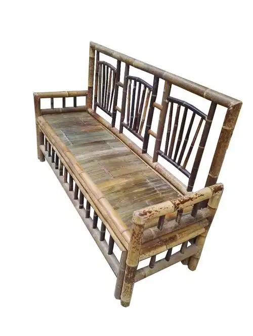 纯手工制作竹家具竹椅矮背竹沙发长沙发会议客厅沙发