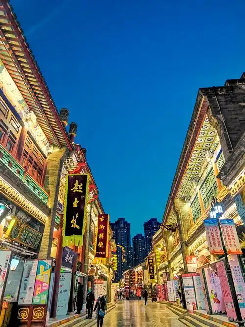 古文化街的夜景