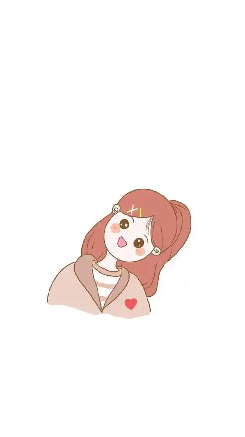 萌趣可爱歪头杀手绘