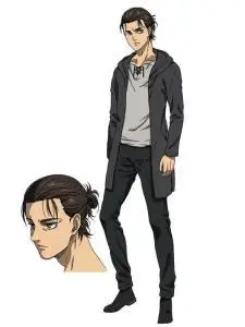 19岁的艾伦丸子头的造型