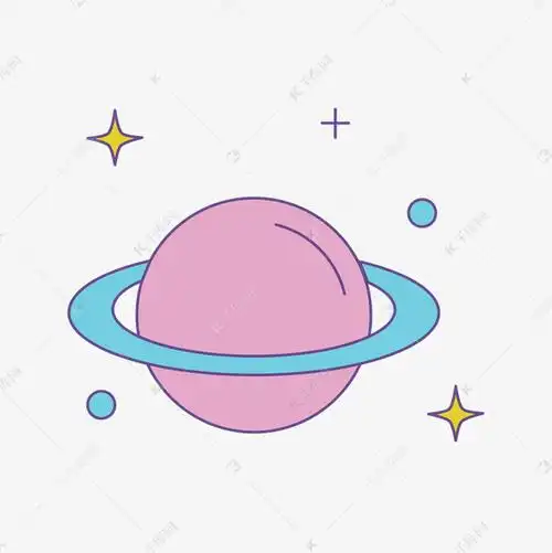 粉色宇宙星球