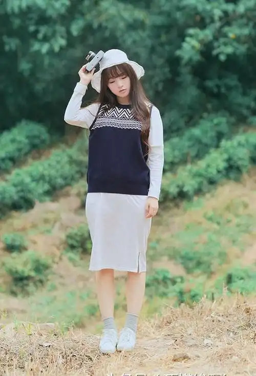 个子矮的妹子像这样的搭配,1米58也能搭出165的身高