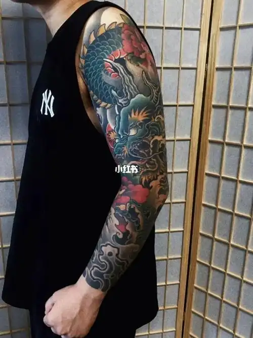 花臂龙纹身#郑州纹身  #传统纹身  #焦作纹身  #传统纹身  #原创纹身