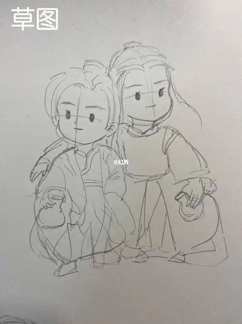 山河令q版温客行周子舒_山河令_绘画_文化_绘画