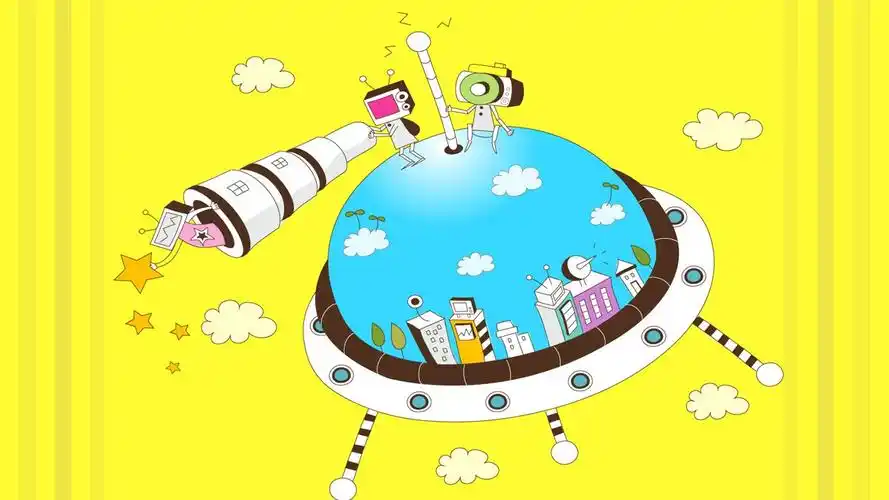 壁纸(四) #6 - 1366x768 壁纸下载 - 矢量科技想像 壁纸(四) - 动漫