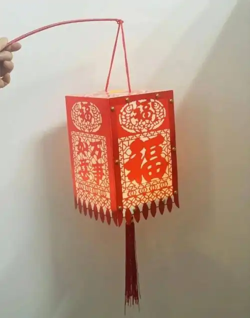 元宵环创元宵必备纸艺小灯笼手工制作美美的