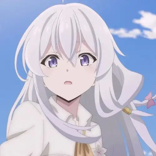 动漫女头♀ 白发