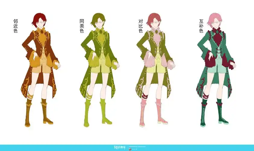 作业:古风人物服装怎么上色与色彩搭配训练 - gf-29-198 - 轻微课