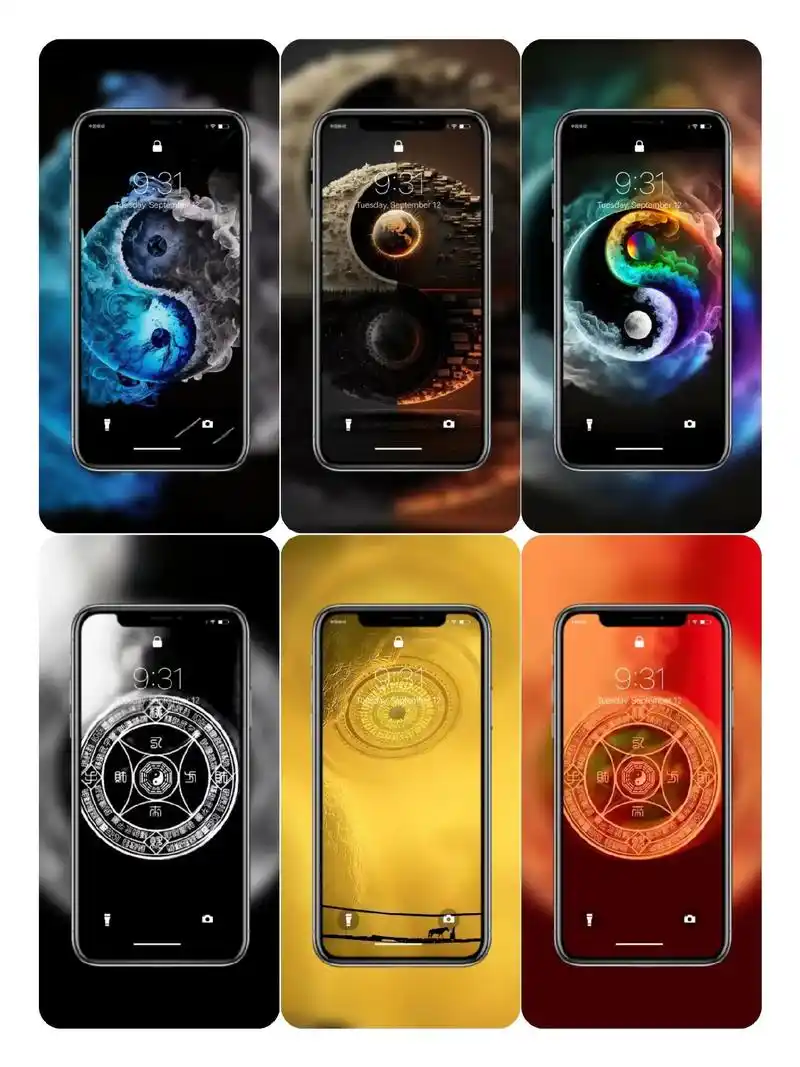 八卦图壁纸 太极八卦图壁纸#八卦#八卦图动态壁纸#太极#八卦 - 抖音