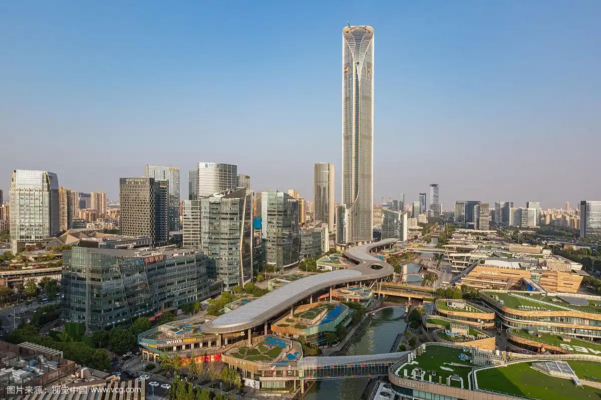 江苏苏州时代广场夜景