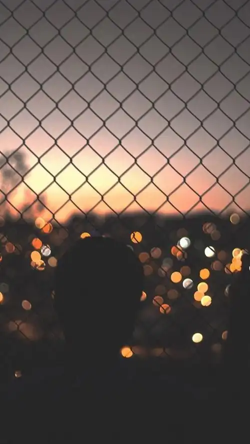 夕阳下的文艺青年唯美意境背影图片分享