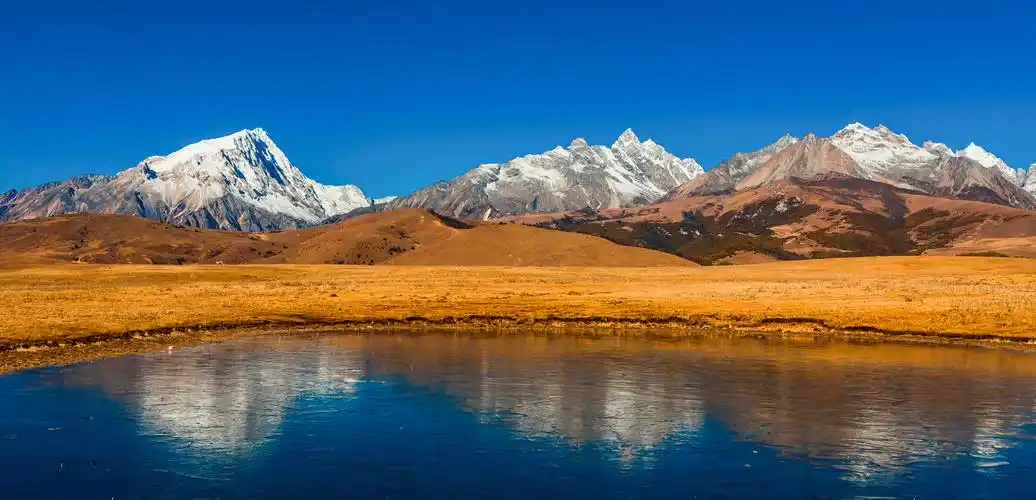 《环61格聂全景》_风景_poco摄影,格聂神山,川西旅游,神山,蜀山