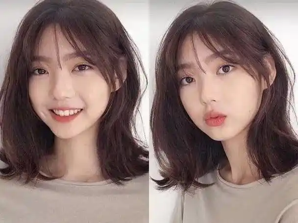 美发丨网红八字刘海怎么剪!方脸高颧骨女生秒变瓜子脸