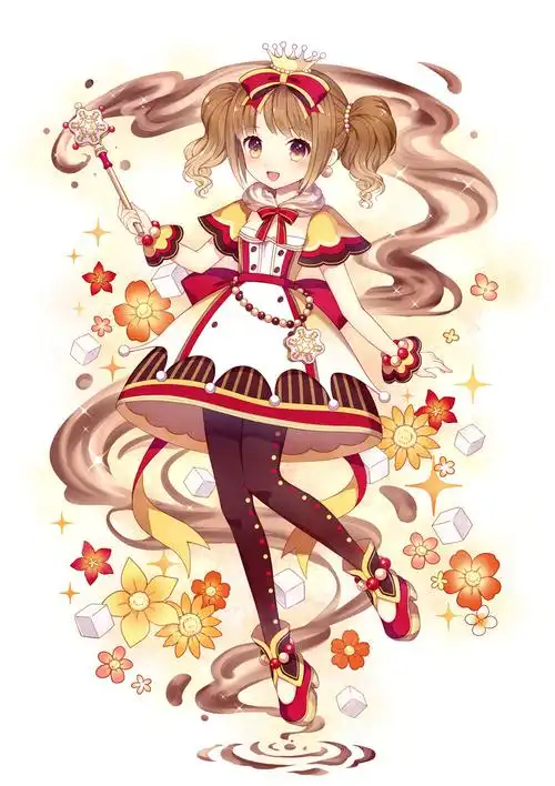 萌q版二次元卖萌插画动漫