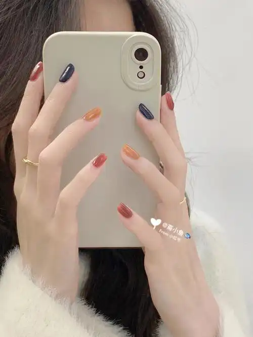 油s08焦糖南瓜 s15冰透南柚 s25孔雀蓝#最显白的指甲油  #亲手晒美甲