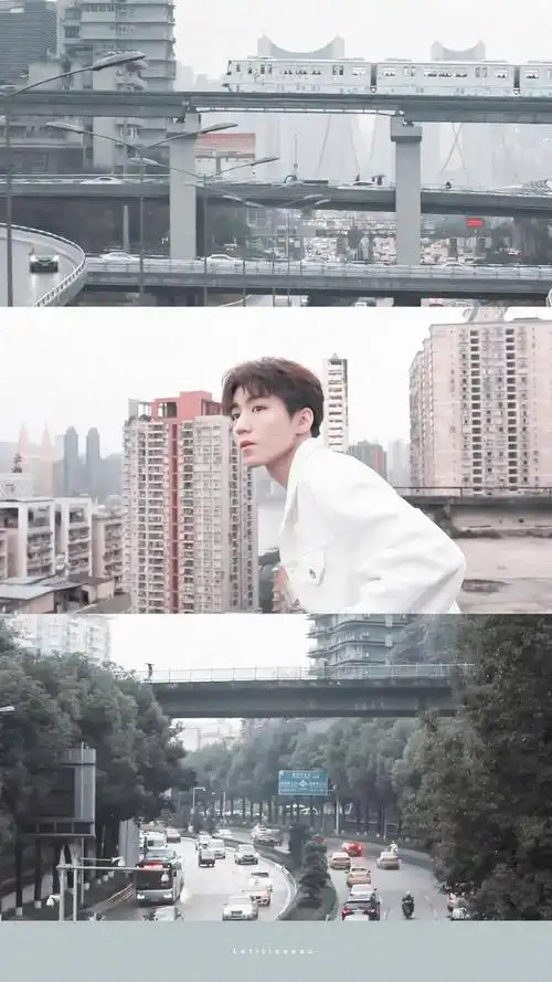 王俊凯撩人系列三宫格壁纸小螃蟹快签收