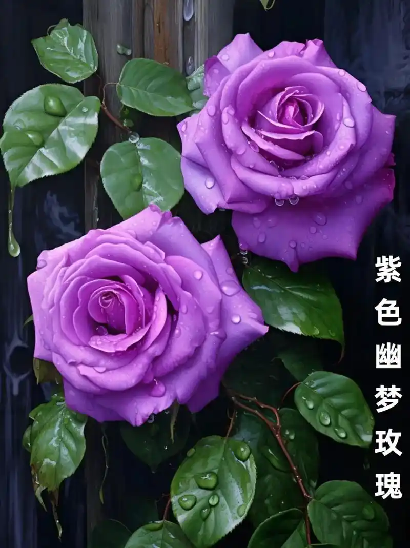 花友们,想实现自由采摘的稀有的紫色玫瑰花吗?