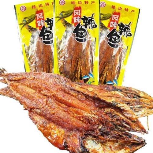 正宗延吉风味烤辣明太鱼100g*3条烤鱼片东北特色手撕秘制甜辣鱼干