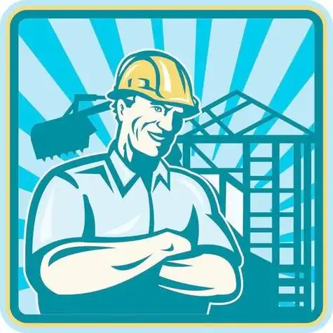 男生工程师版职业头像卡通