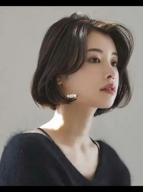 减龄又有气质韩式短发女主角同款发型