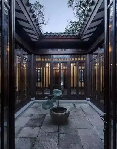 别墅中式庭院,美得一塌糊涂!