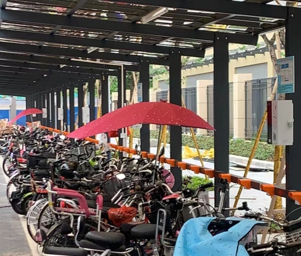 电动自行车违规停放有人已被罚2000元