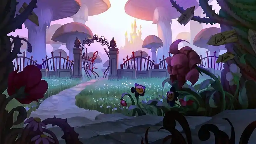 爱丽丝梦游仙境花园