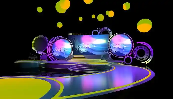 学校文艺晚会舞美效果图