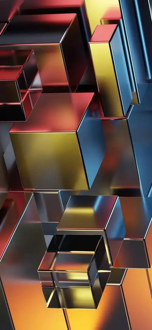 这种独特的装饰风格以其冰冷而有质感的特性而闻名,金属风壁纸的设计