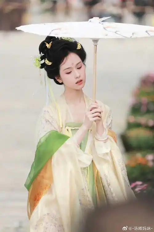 陈都灵唐装##陈都灵淡妆浓抹总相宜##古装请焊在陈都灵身上