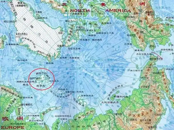 斯瓦尔巴群岛位置图