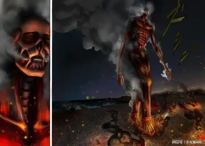 阿尔敏版超大巨人首次出场,破坏力极强,强势登上外网热搜|埃尔文|恶魔