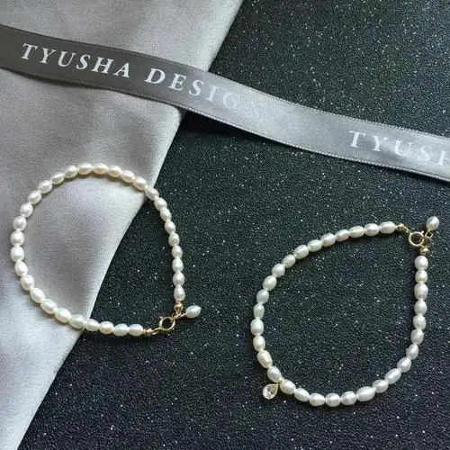 天然3mm珍珠手链小珍珠迷你细小精致秀气女韩版手链礼物饰品款式一