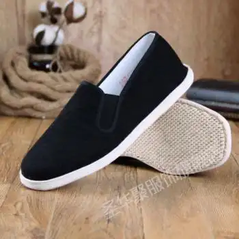 圣华聚 仟鸿福 芙蓉堂 2022新款条绒手工千层底布鞋吸汗透气一脚蹬老