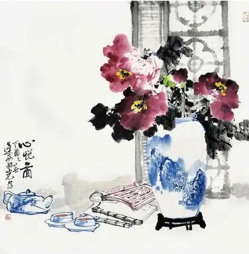 著名大写意花鸟画家毕珠光 作品赏析|花鸟画家|珠光|画展_新浪新闻