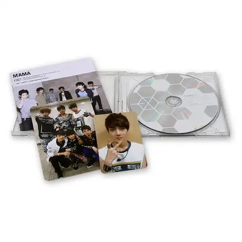 现货正版exo-m exo-k专辑mama中文版 韩文版 2cd 精美写真 小卡