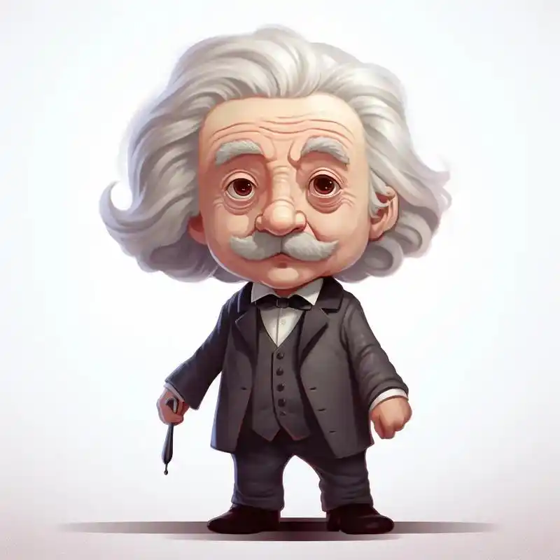 名言ai配图之爱因斯坦.#想象力比知识更重要 #插画 #名人 - 抖音