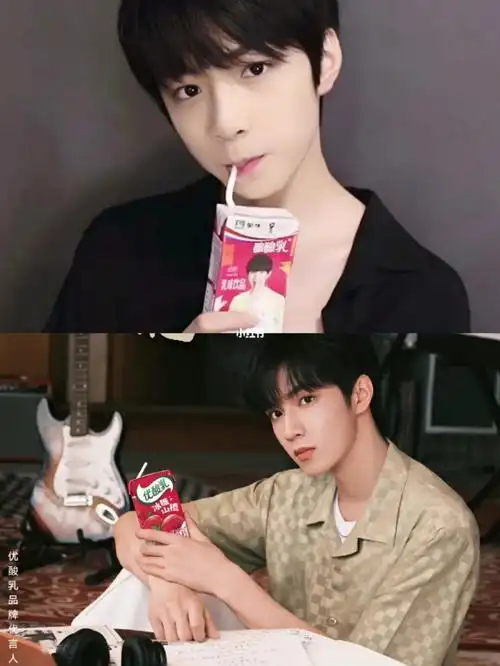 小时候喜欢喝牛奶的小朋友是代言人了现在#刘耀文  #tnt时代少年团