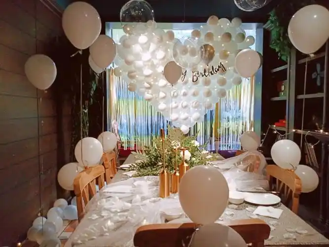 西餐厅生日布置70