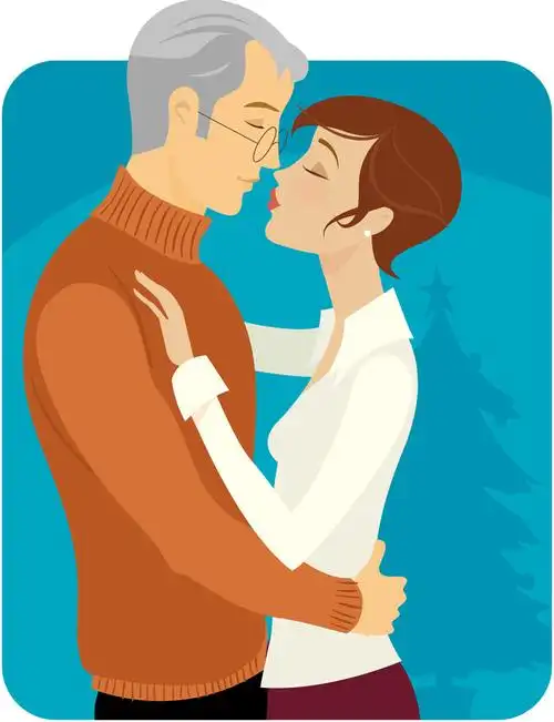 相爱的恋人矢量素材