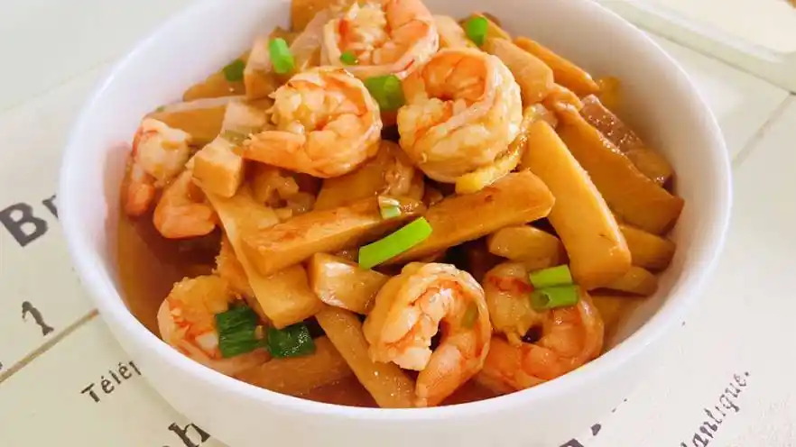 杏鲍菇炒虾仁 - 杏鲍菇炒虾仁做法,功效,食材 - 网上厨房