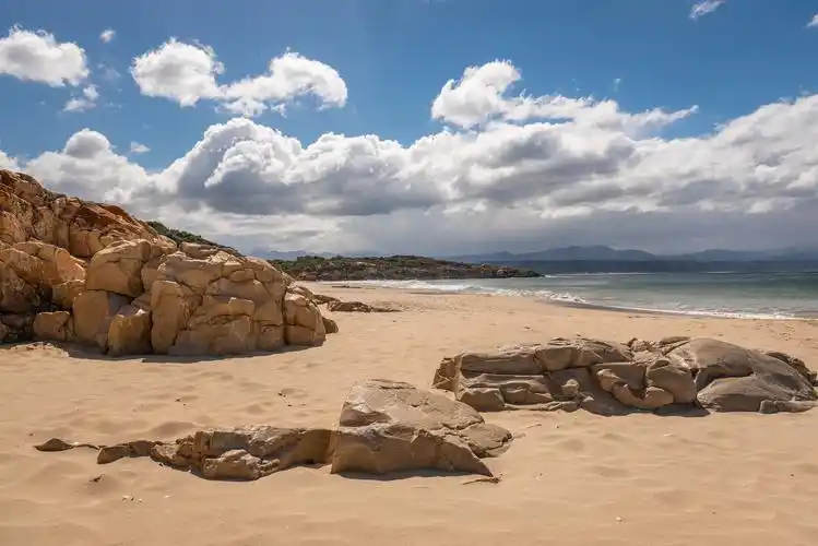 岸,海,石,天空,海滩,沙,云,大自然,照片,2560x1709