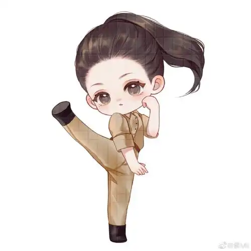 迪丽热巴安旎#六一儿童节就是要可可爱爱热巴生日q版系列图——角色向