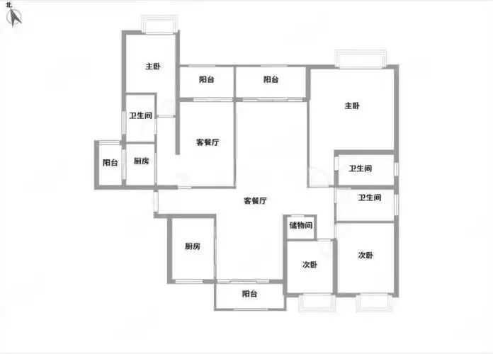 封窗0距离一线江 天誉城  大平层226平 改装费花10多送