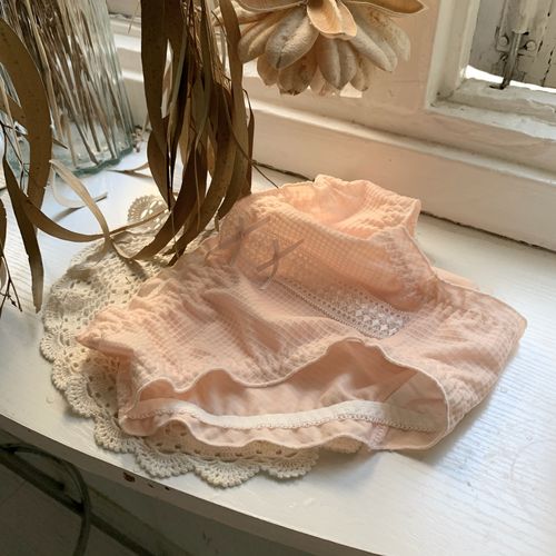 华夫格果冻抗菌冰丝日系中低低腰内裤春夏甜美女三角裤